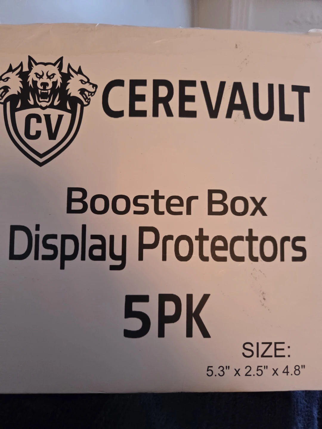 CEREVAULT  PET Plastic  Booster Box Display Protector 5 Pack