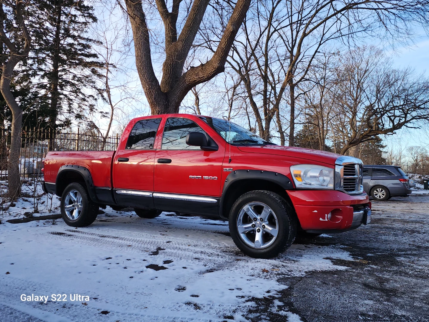 Red Dodge Ram 1500 Truck-2008 - photo 4