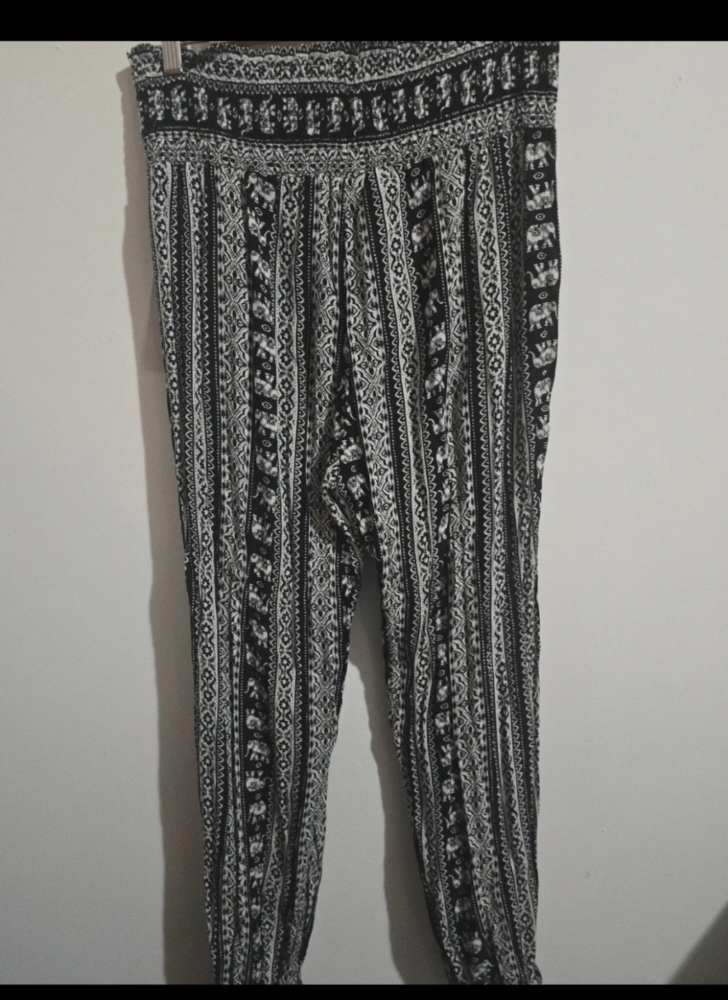 WT Kingston Grey Boho Patterned Soft Pants XL - photo 5