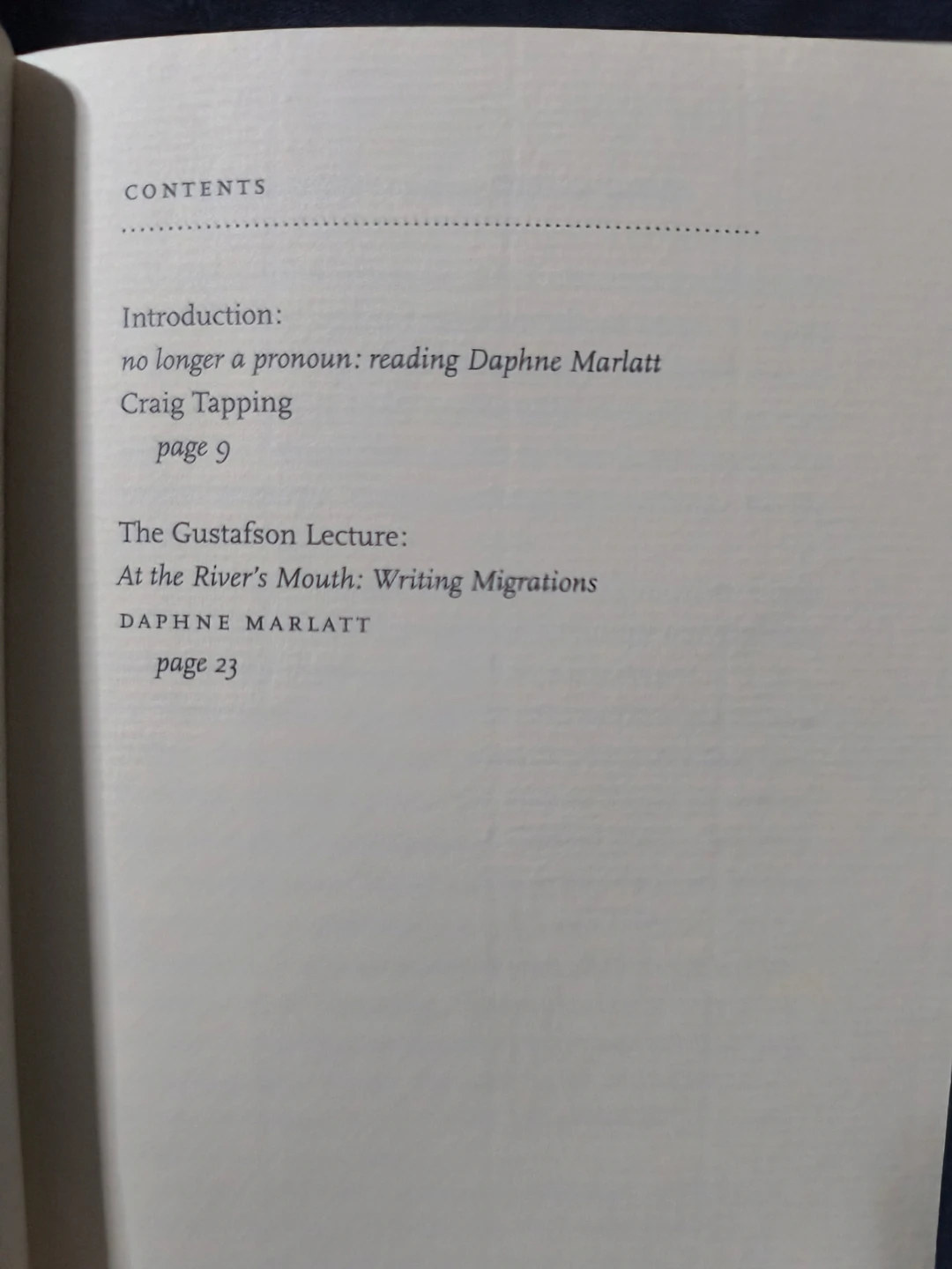 At the River's Mouth: Writing Migrations by Daphne Marlatt - photo 5