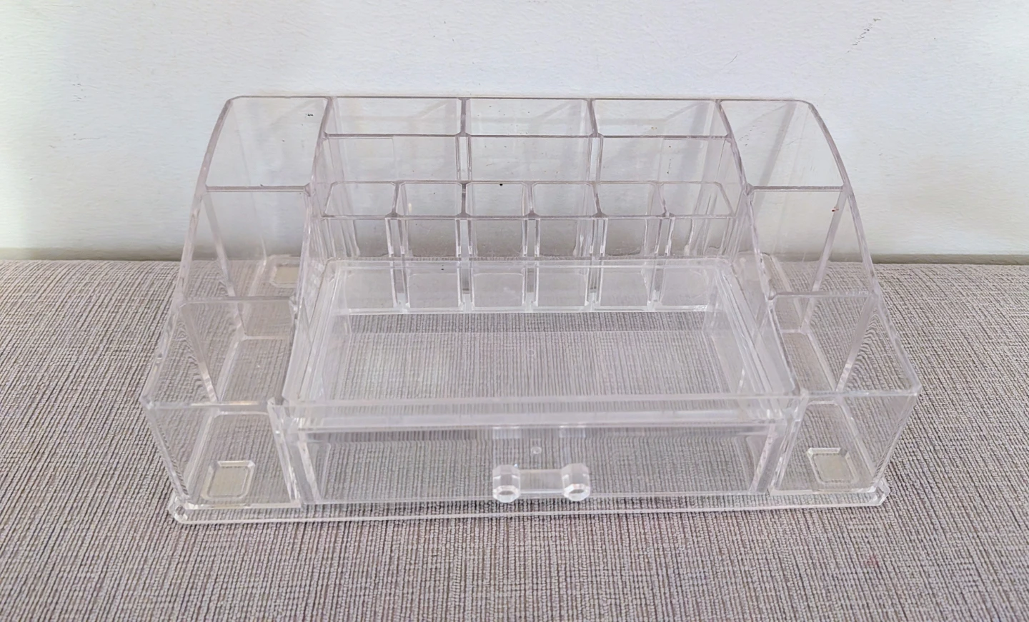 Acrylic Makeup Organizer With Drawer Storage