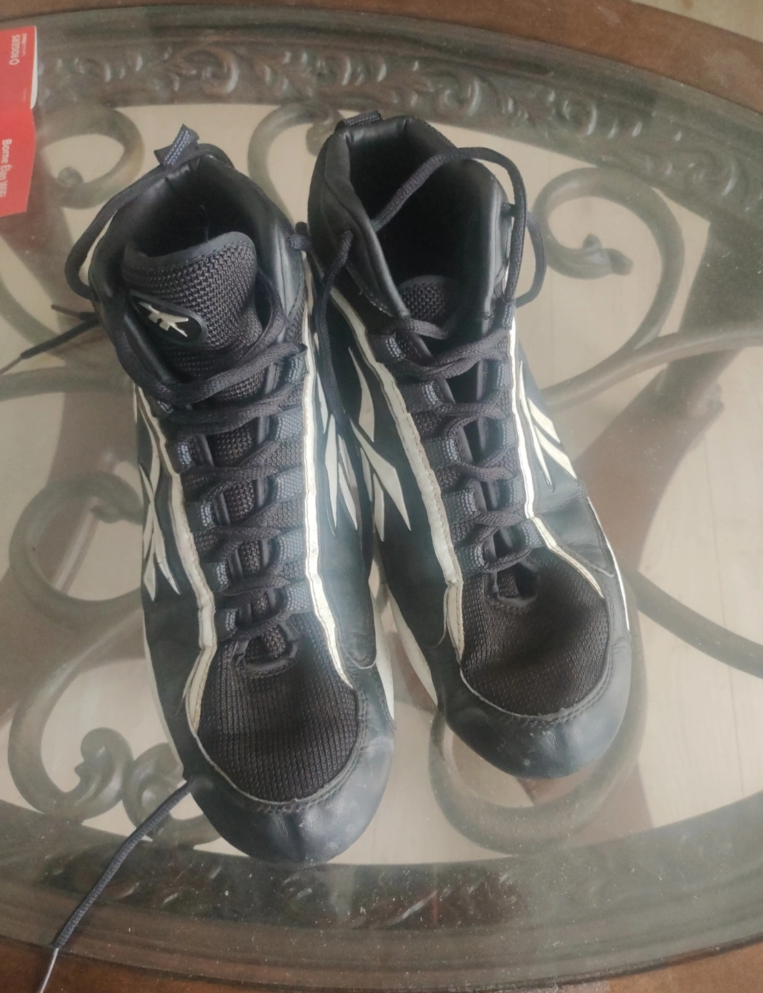 Reebok Black & White Football/Soccer Cleats - Size 15 - photo 3