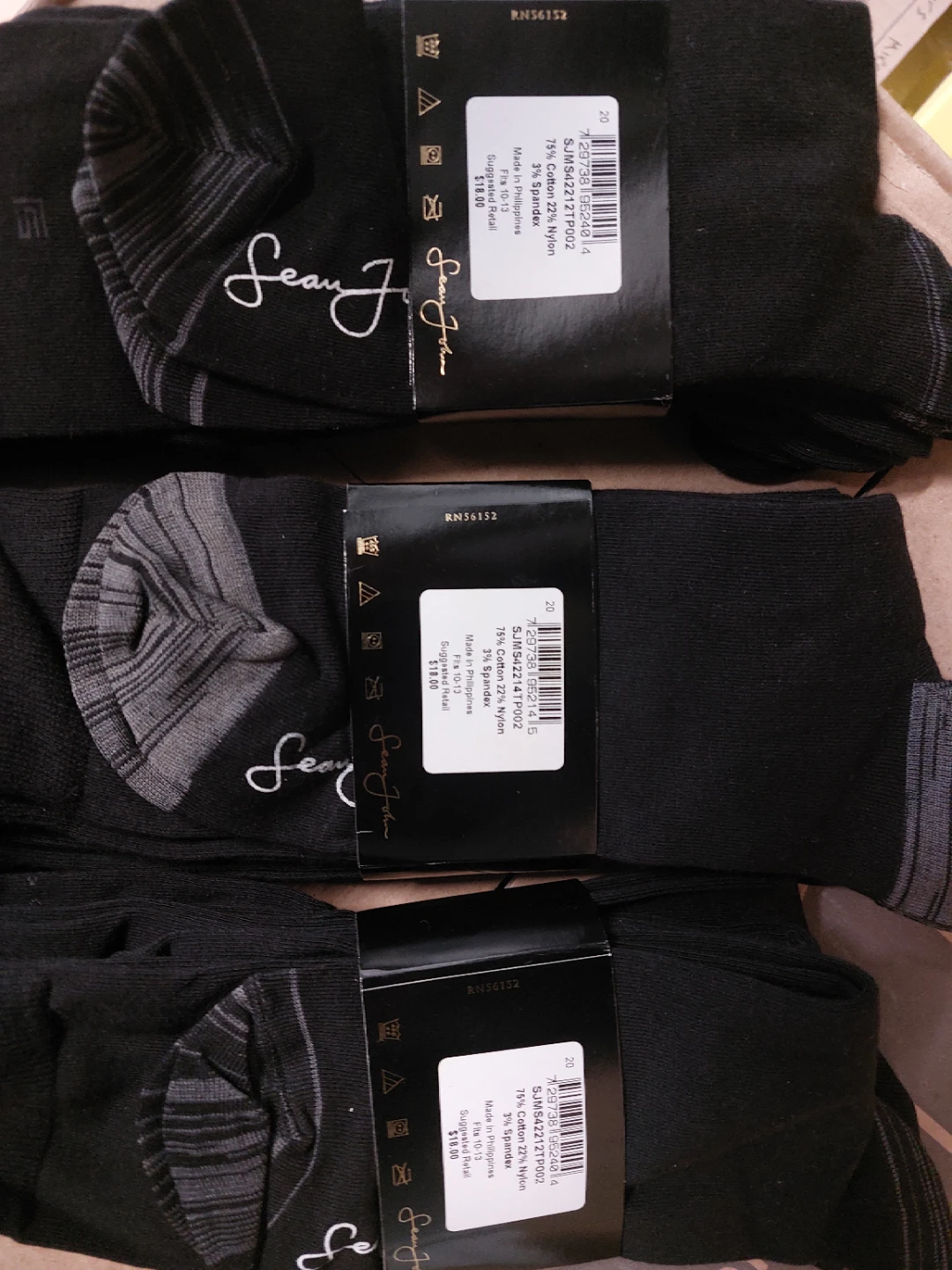 Sean John Men's Socks - 3 Pairs