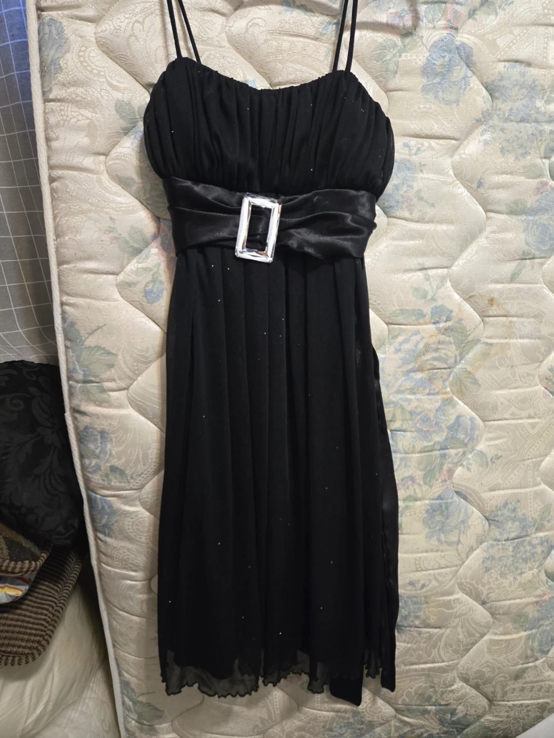 Black Spaghetti Strap Dress