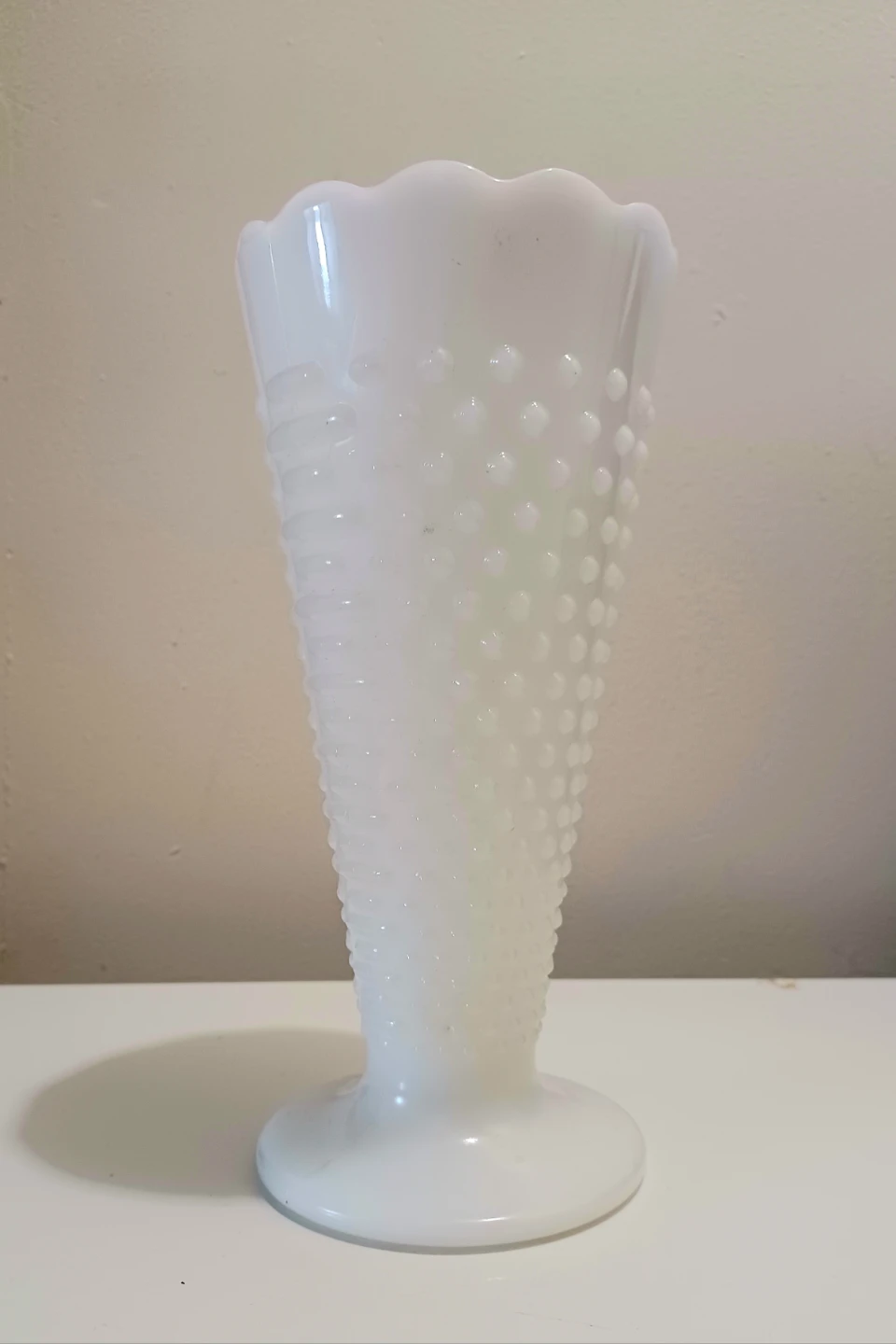 Mid Century Anchor Hocking Hobnail Vase - photo 4