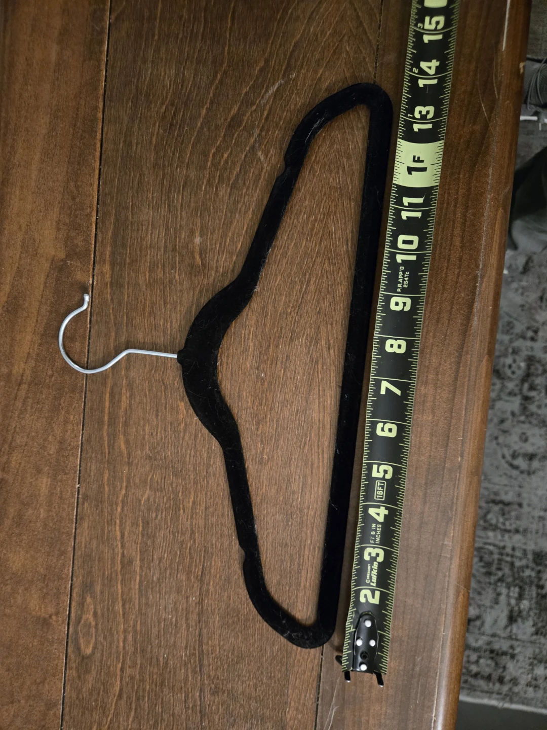 Black Velvet Clothes Hanger - photo 2