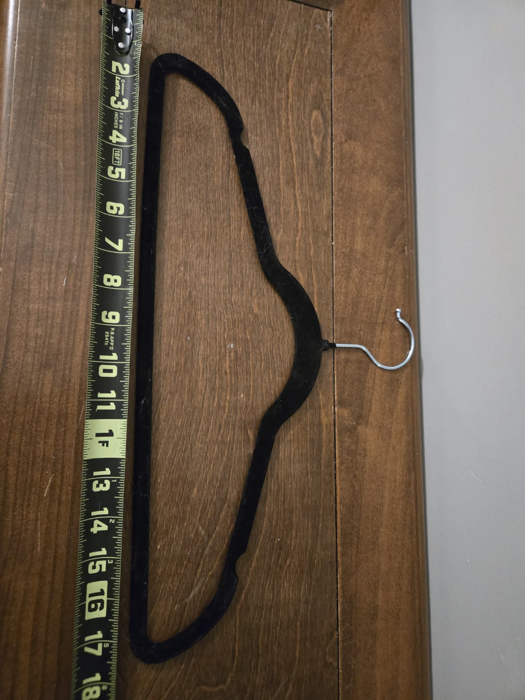 Black Velvet Clothes Hanger - photo 3