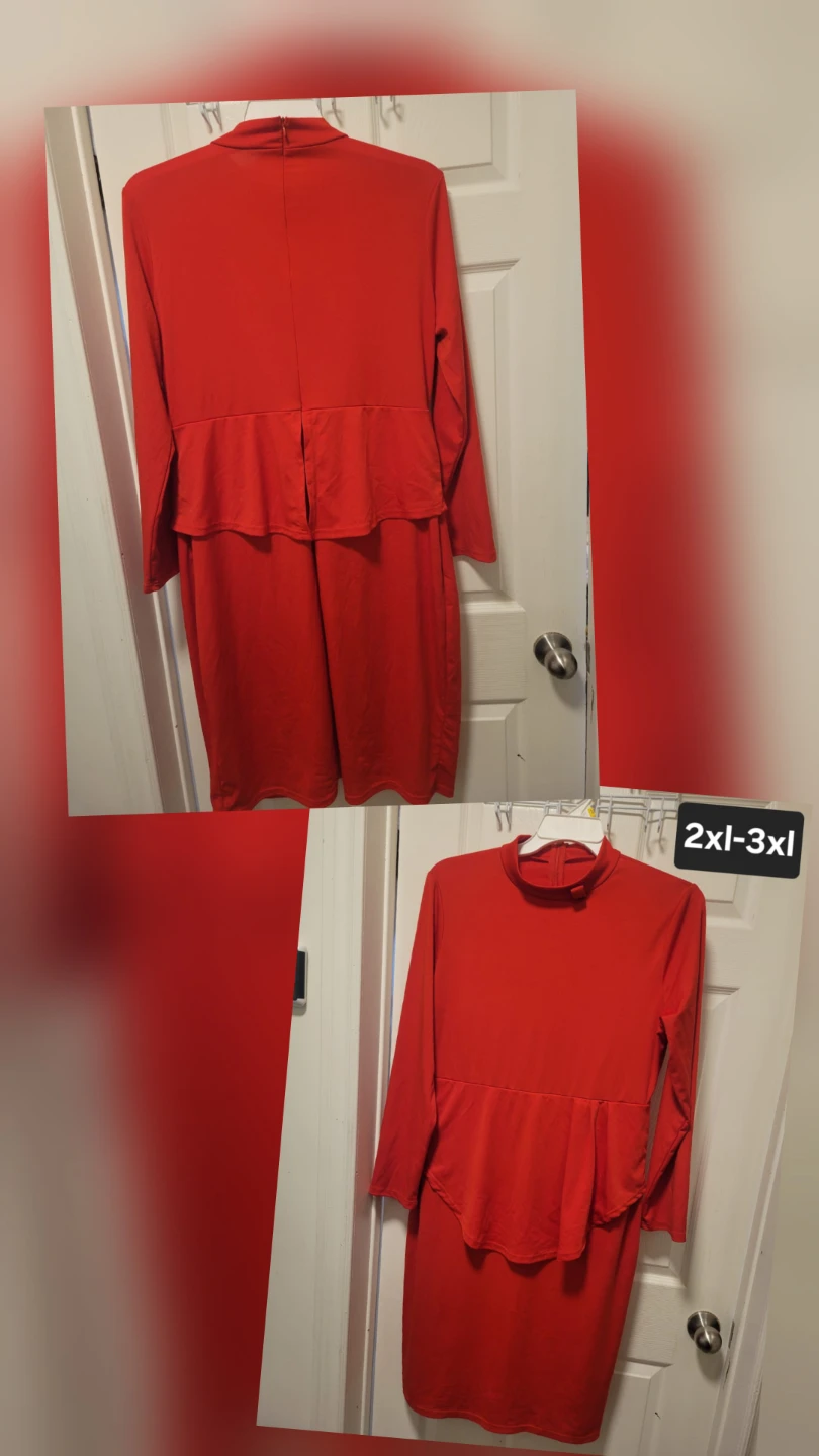 Red Dress - Size 2XL-3XL