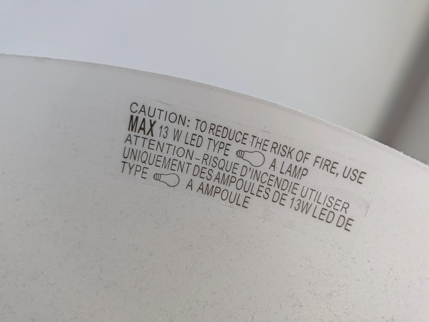 Ikea Black Floor Lamp with White Frosted Shade - photo 5
