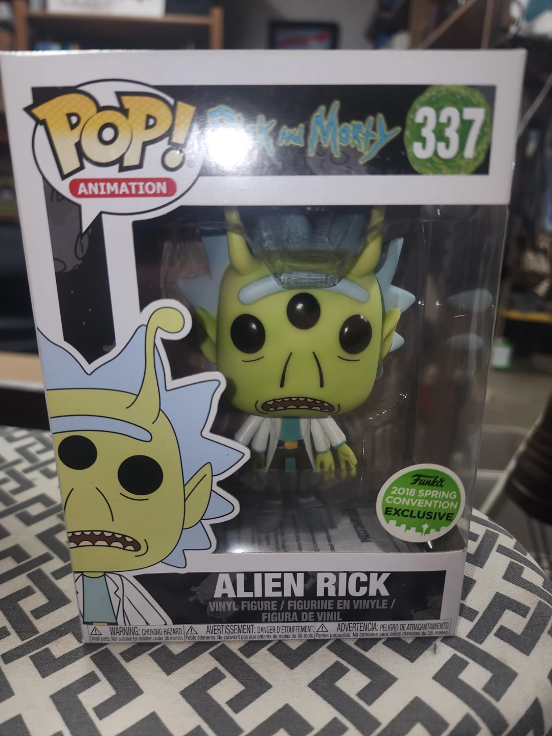 Funko Pop! Rick and Morty Alien Rick #337 Vinyl Figure