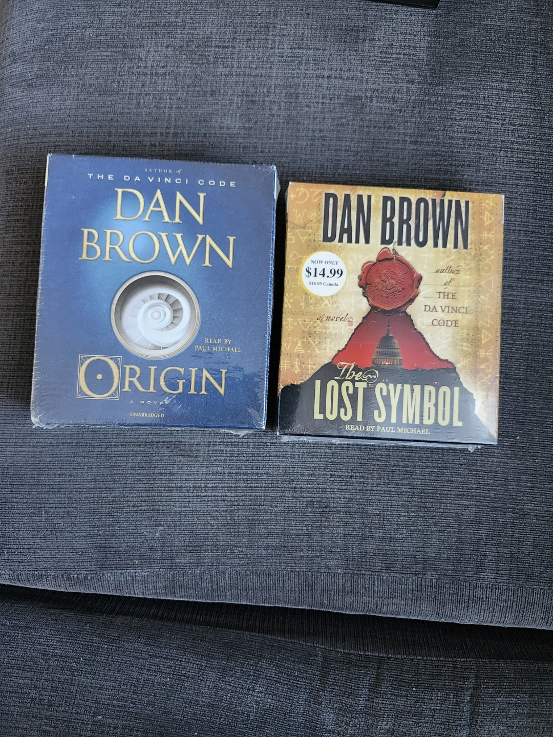 Dan Brown Audiobooks: Origin & The Lost Symbol