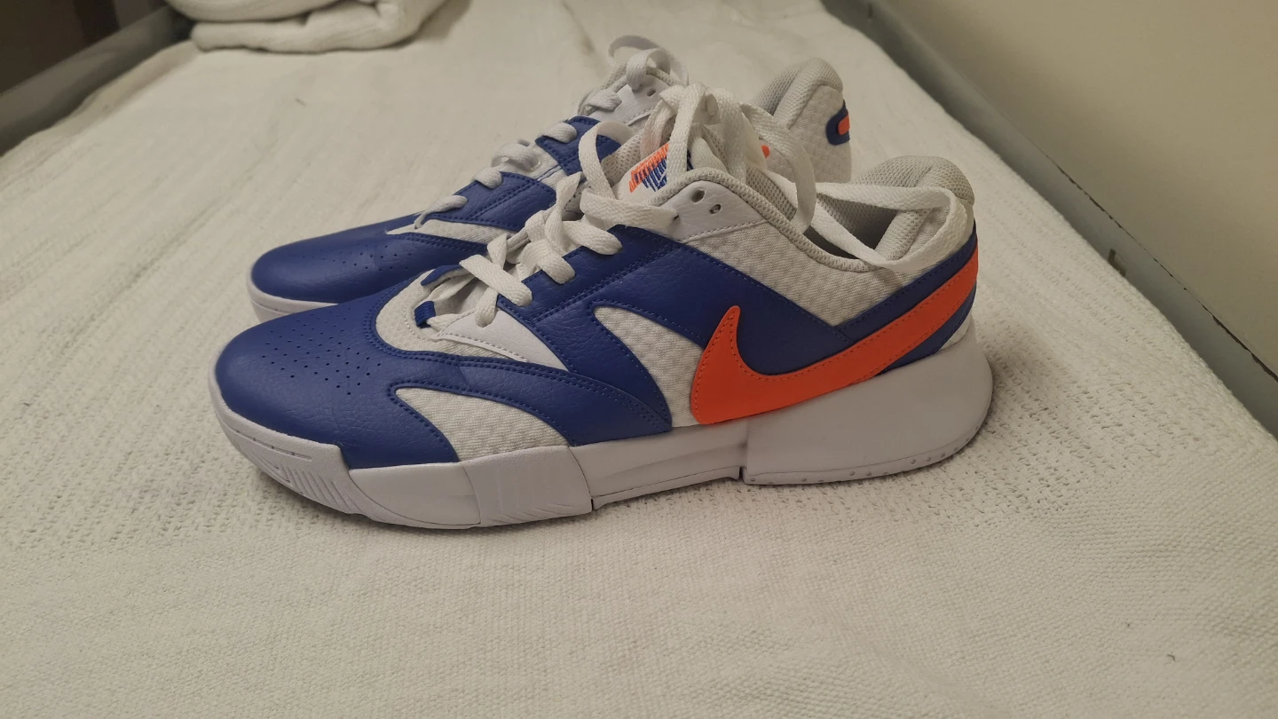 Nike Basketball Shoes Blue Orange White