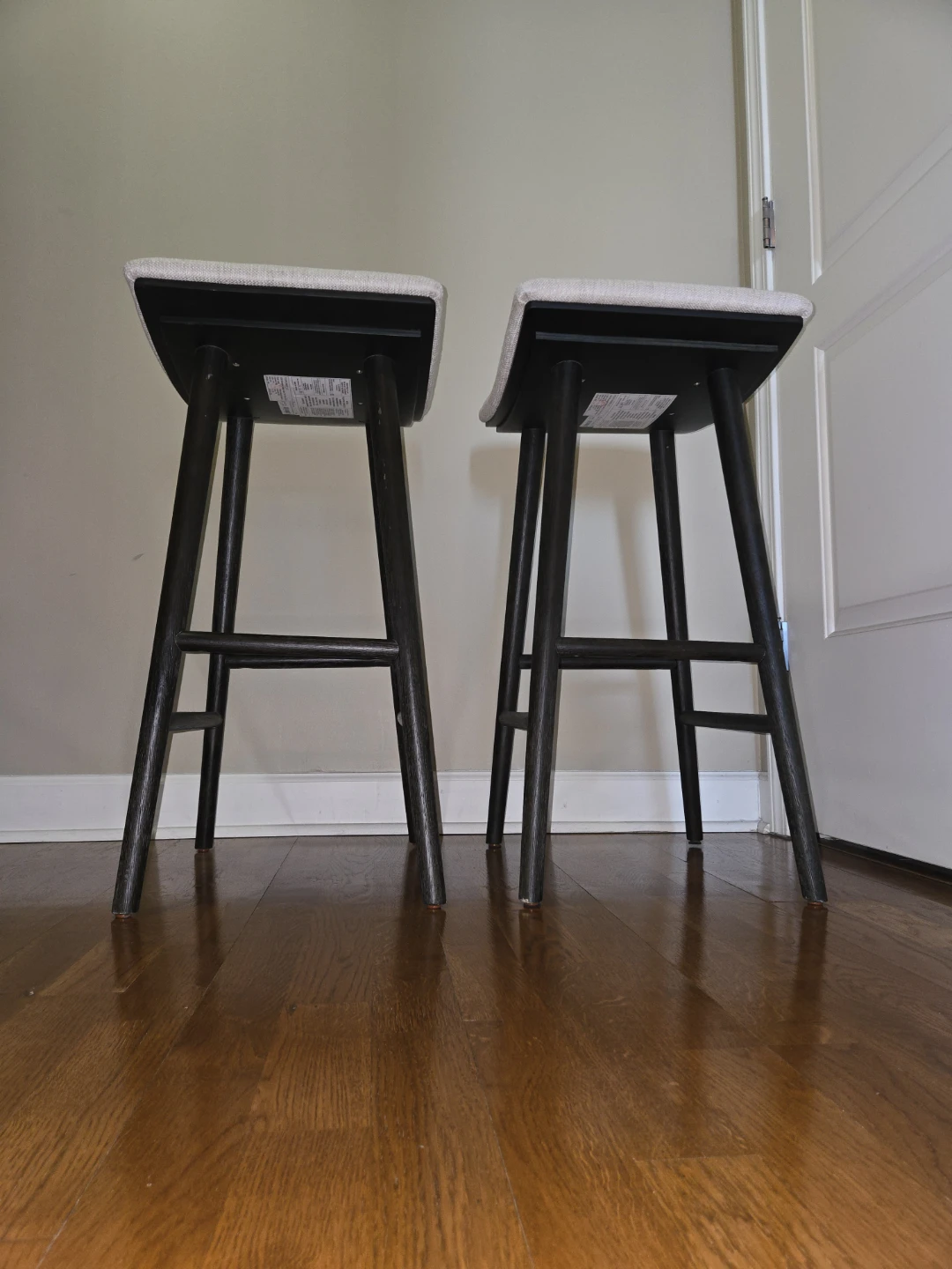 Set of 2 Four Hands Saddle Bar Stools - photo 2