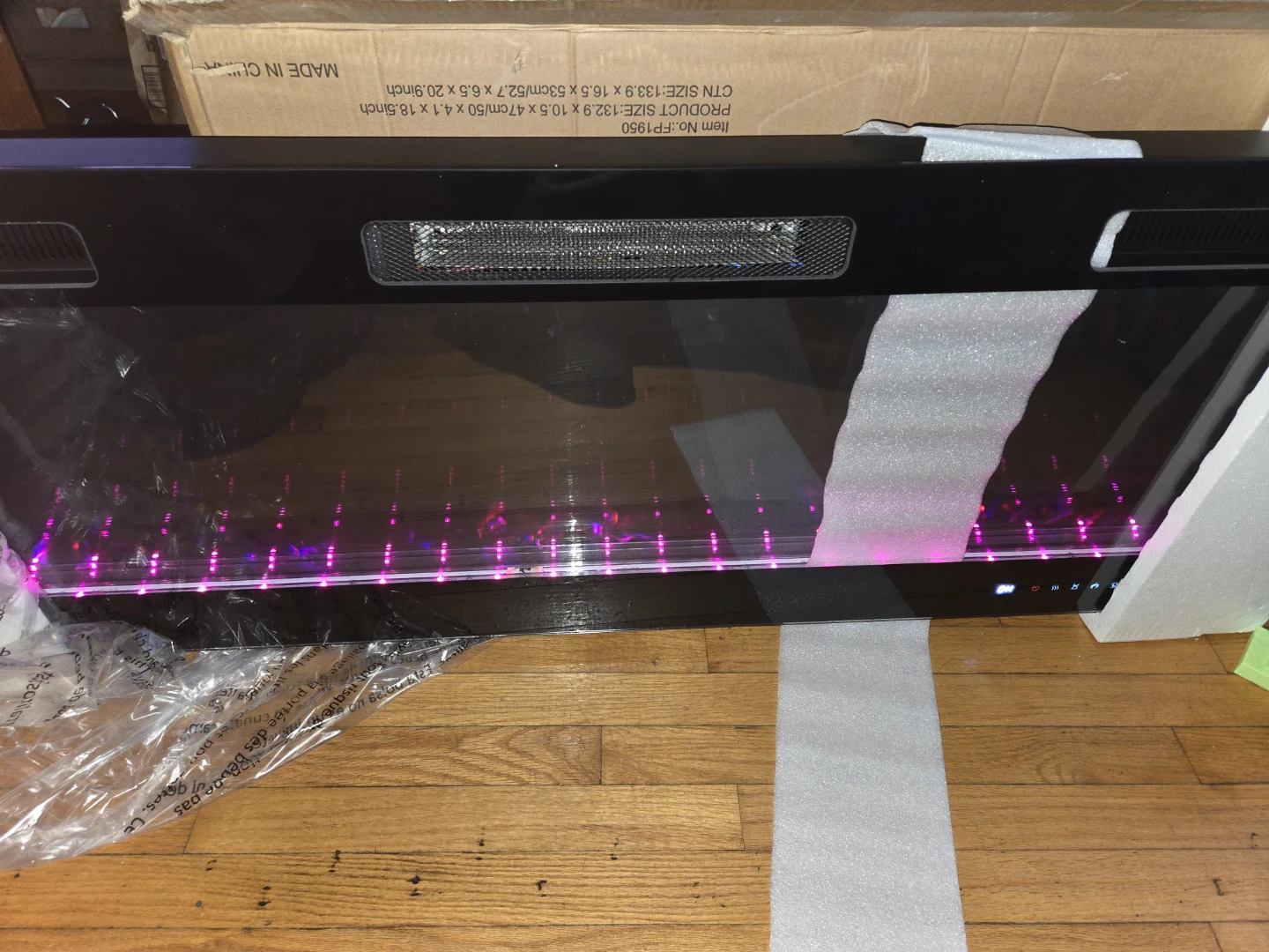 Realsmart 50 Inch Wall Mount Electric Fireplace - photo 5