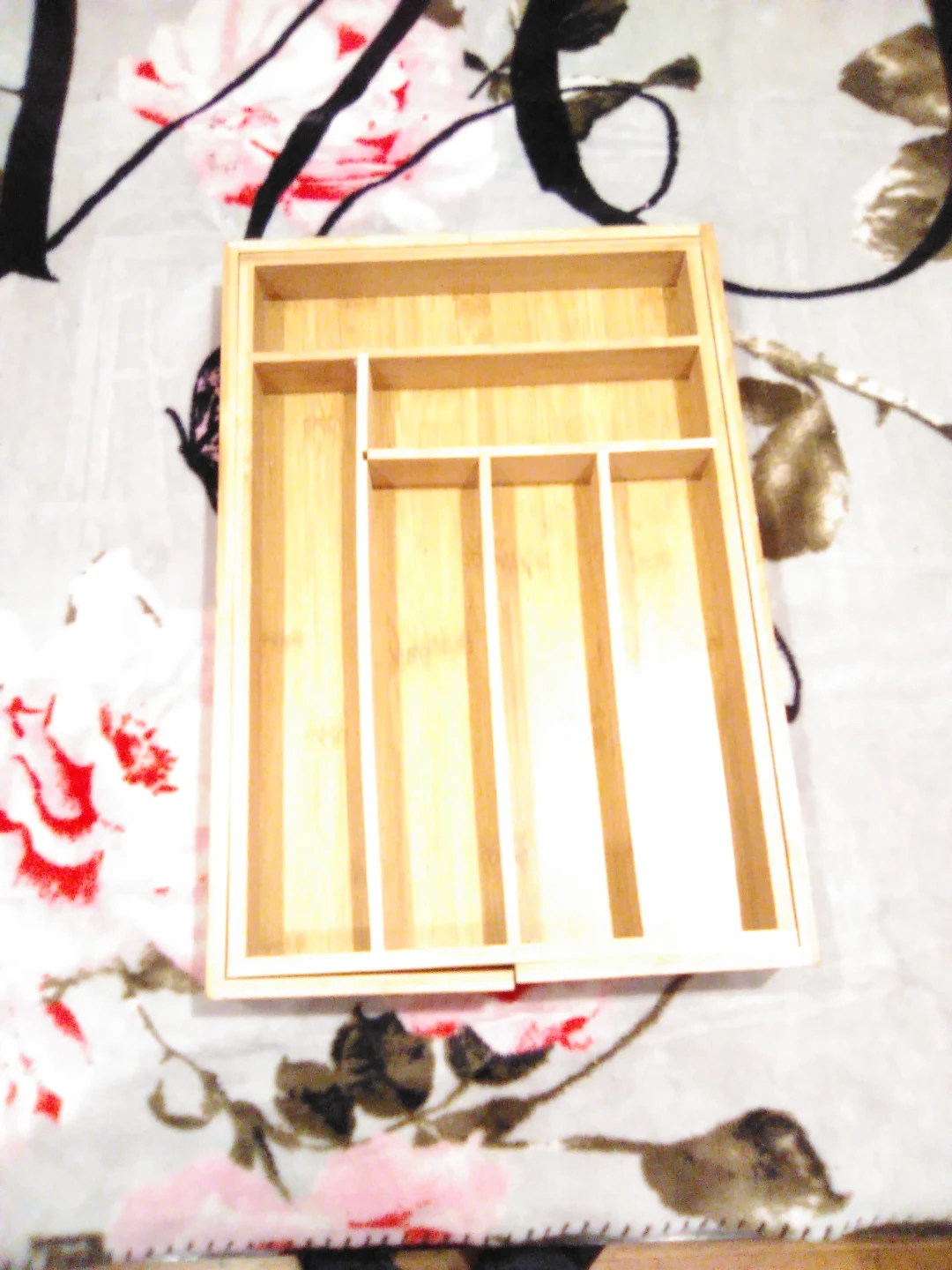 Bamboo Expandable Drawer Organizer