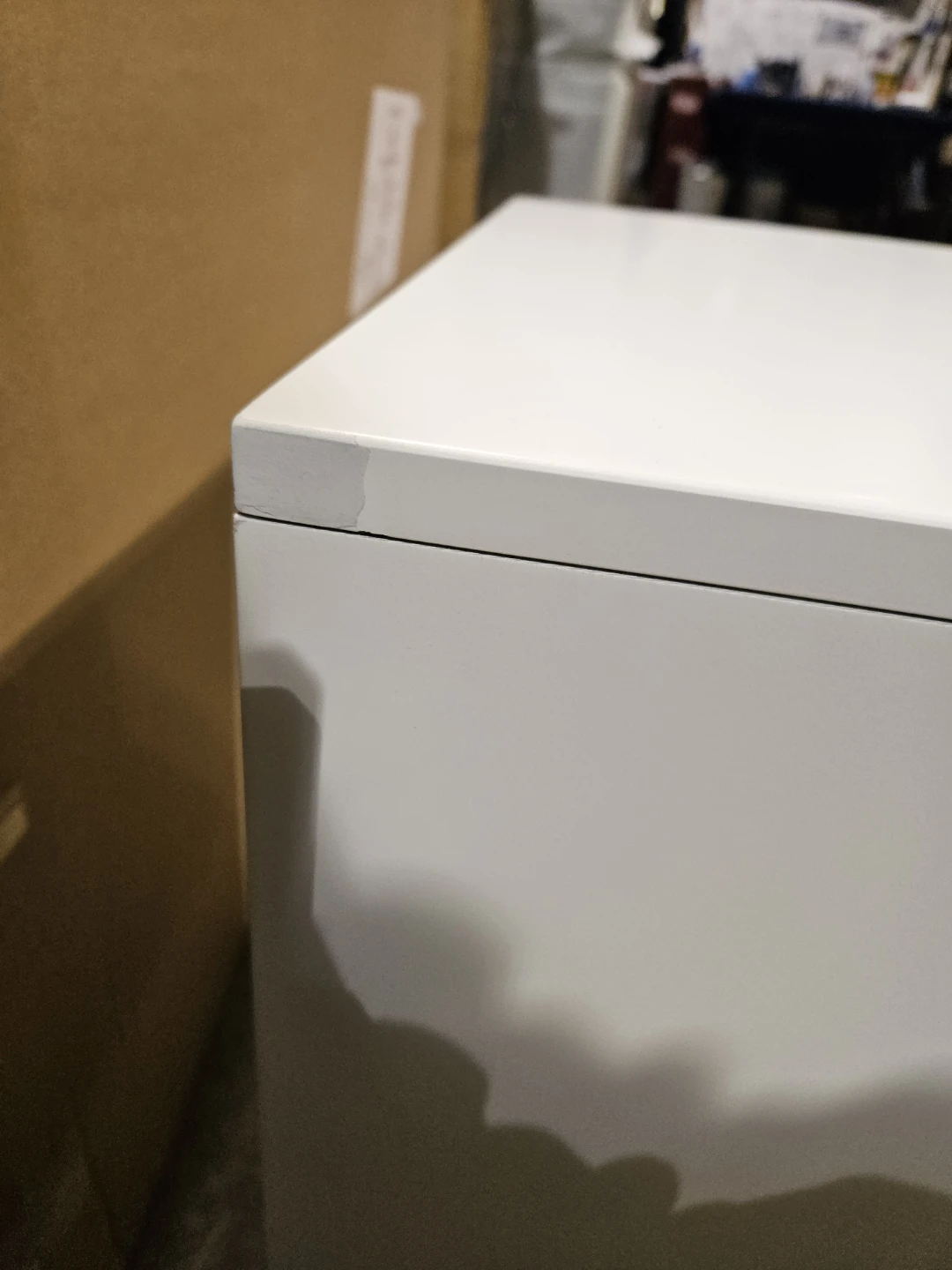 White 3-Drawer Chest - photo 3