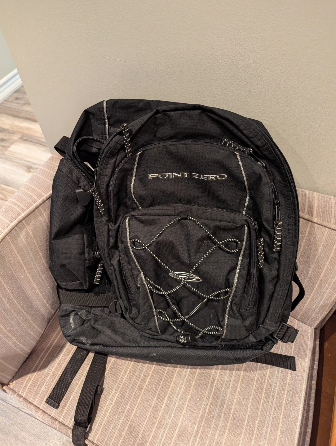 Point Zero Black Backpack