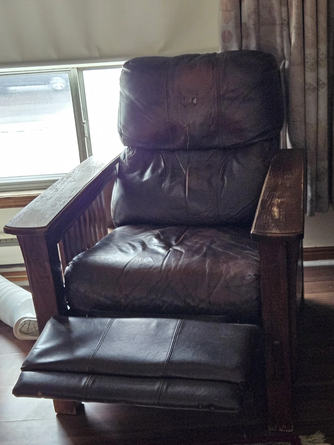 Leather Recliner Chair - Brown 🥕 - photo 4