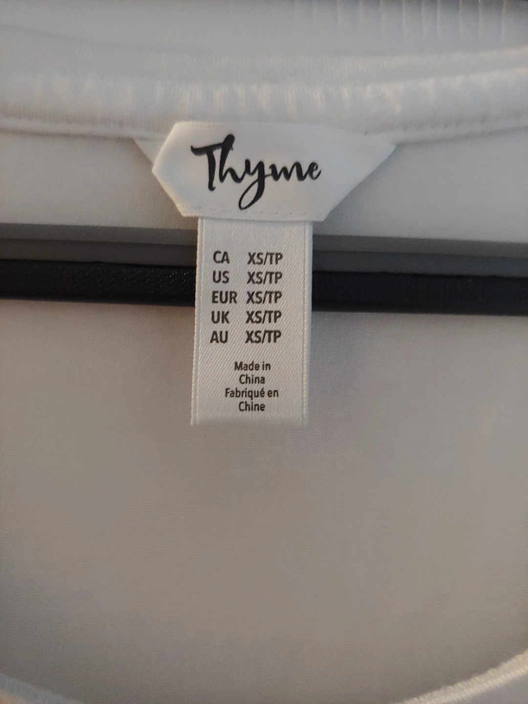Maternity Thyme Women's White Tank Top-Like new - photo 3