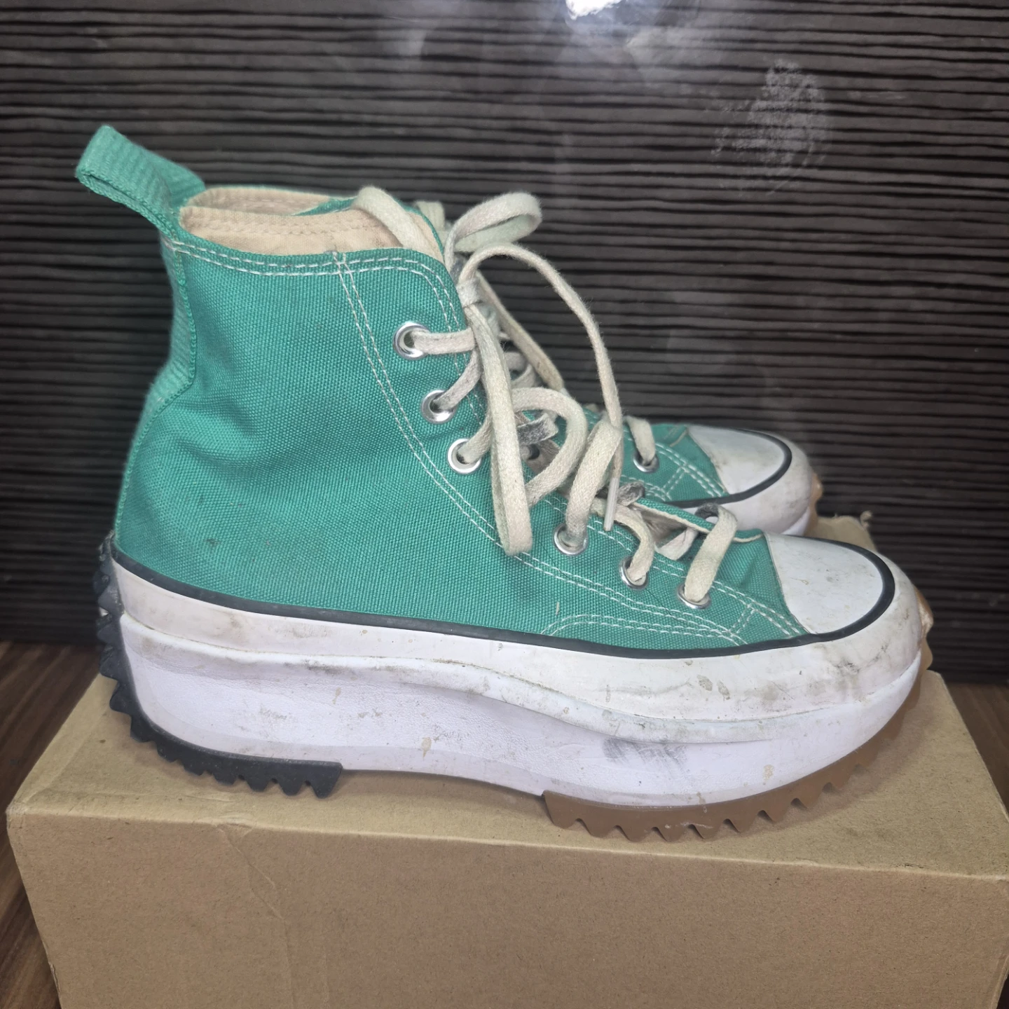 Converse Run Star Hike High Top Sneakers - Teal - photo 5