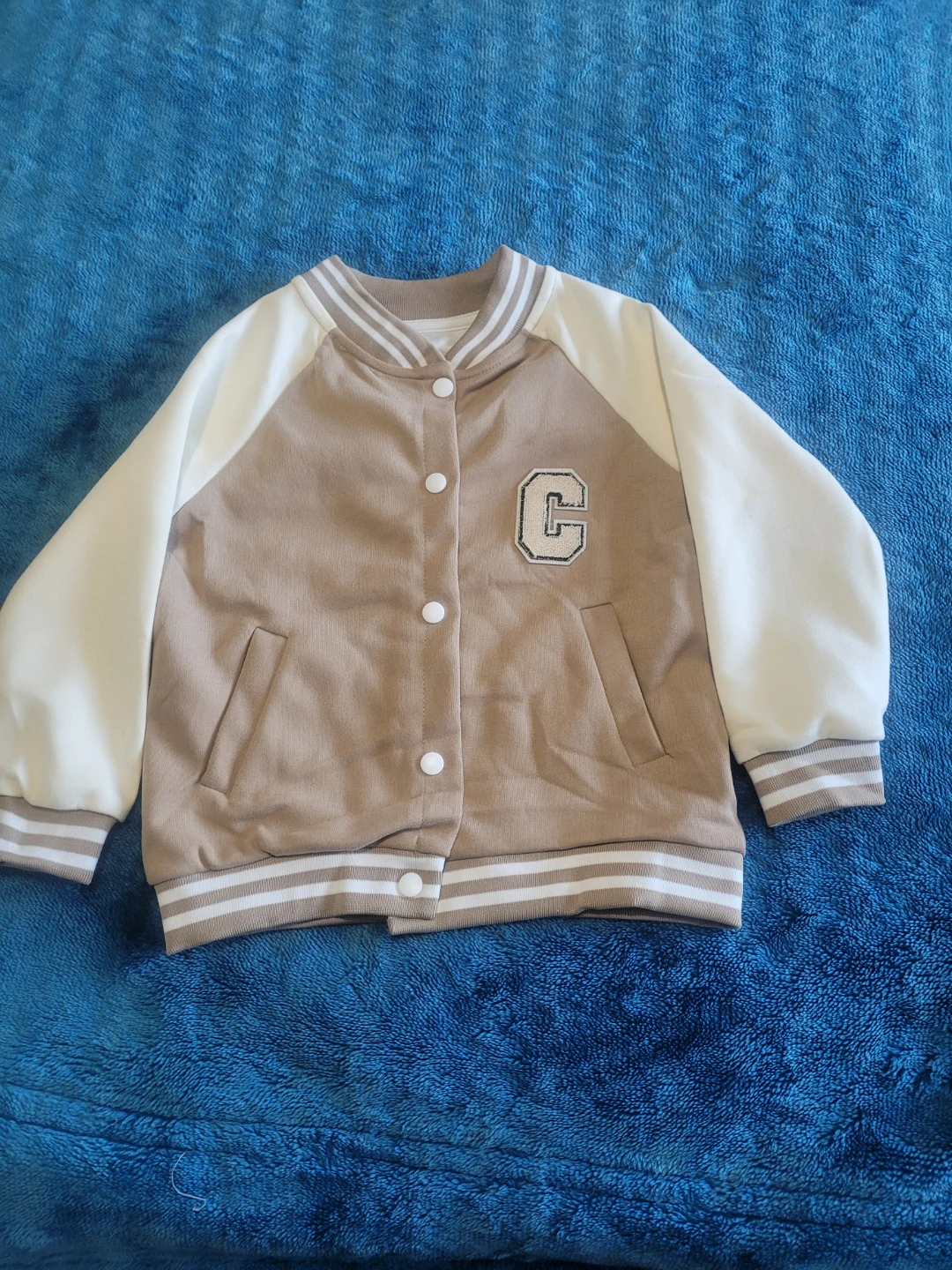 Kids Varsity Jacket with Letter C - photo 2