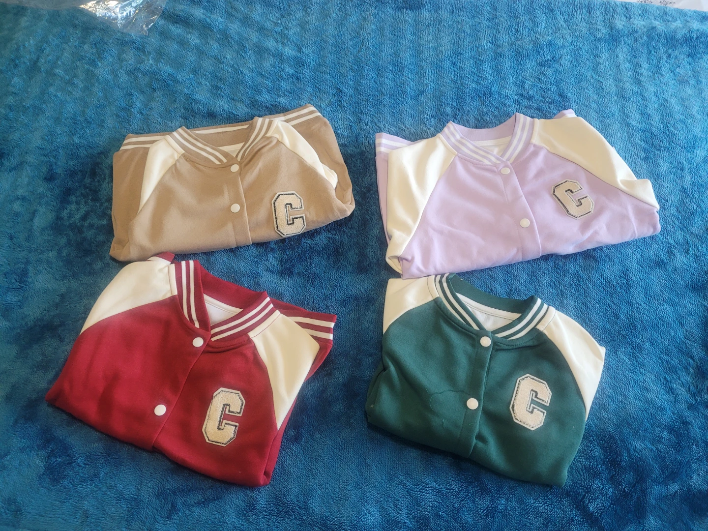Kids Varsity Jacket with Letter C - photo 4