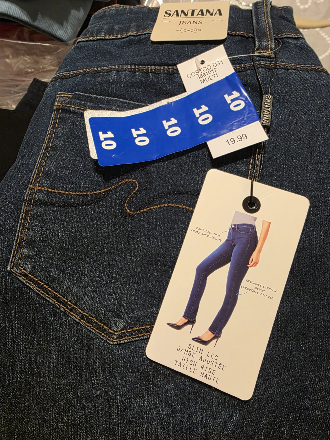 Santana Jeans Size 10 - New with Tags