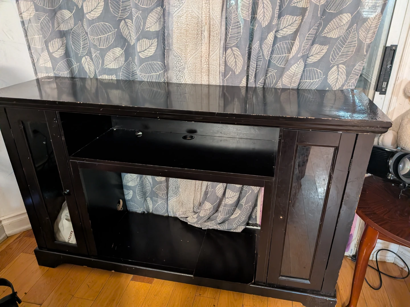 Dark Wood Media Console - photo 3