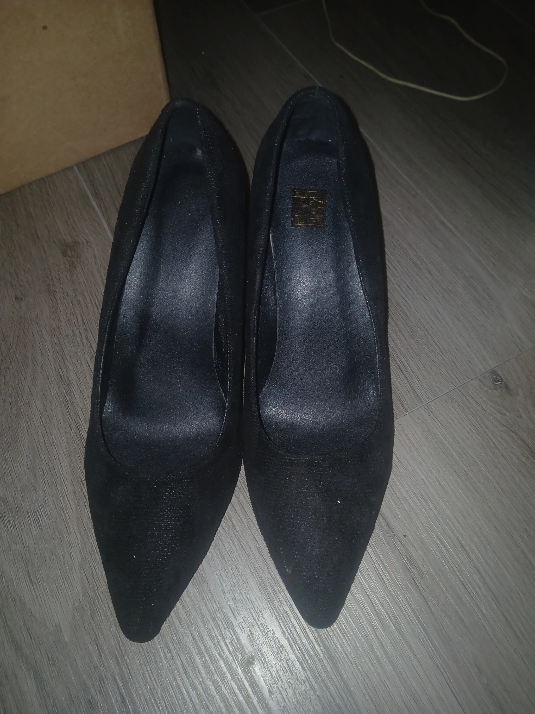 Black Pointed-Toe Heels