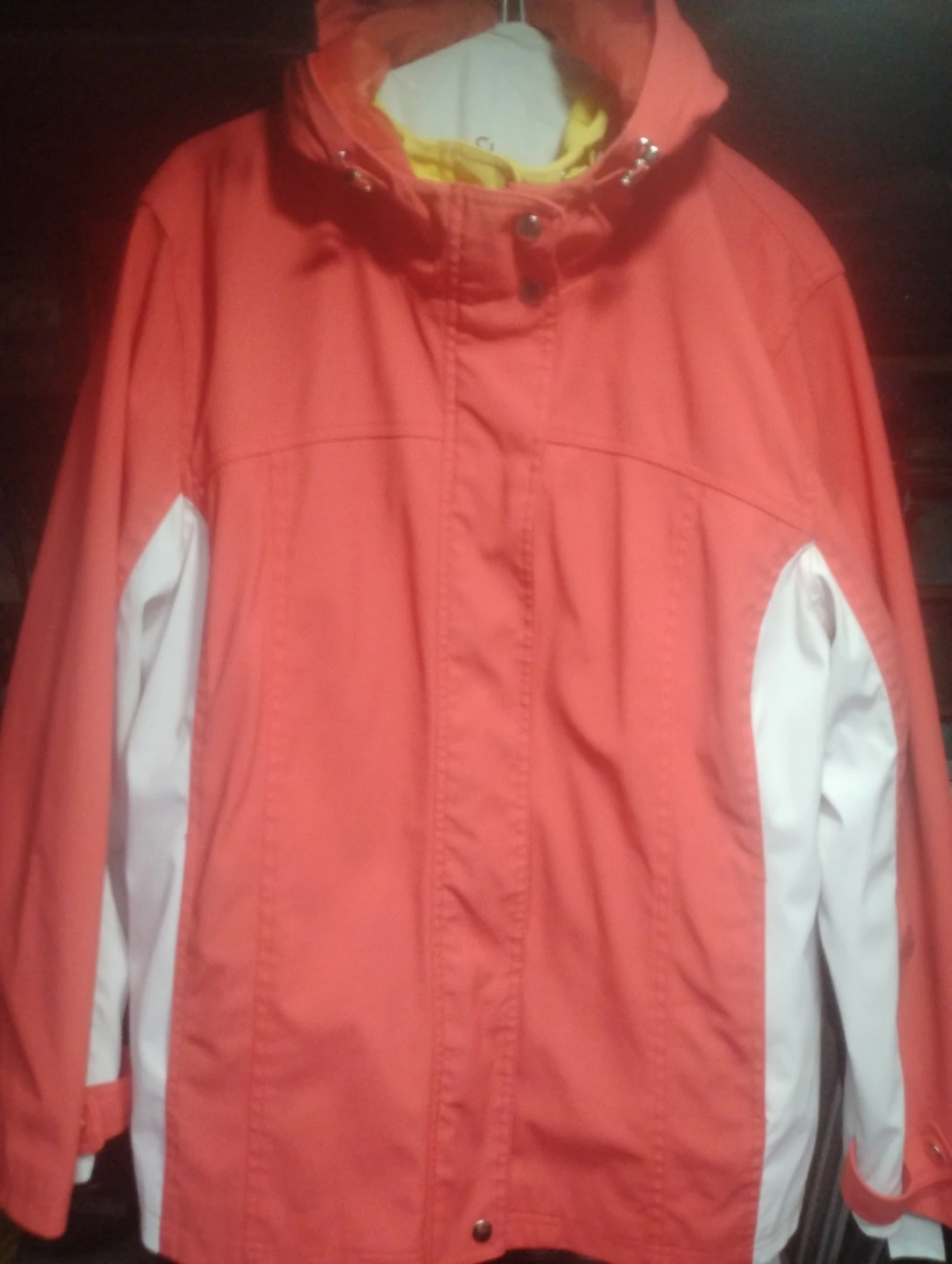 George Plus Size 2X Coral & White Jacket - photo 3