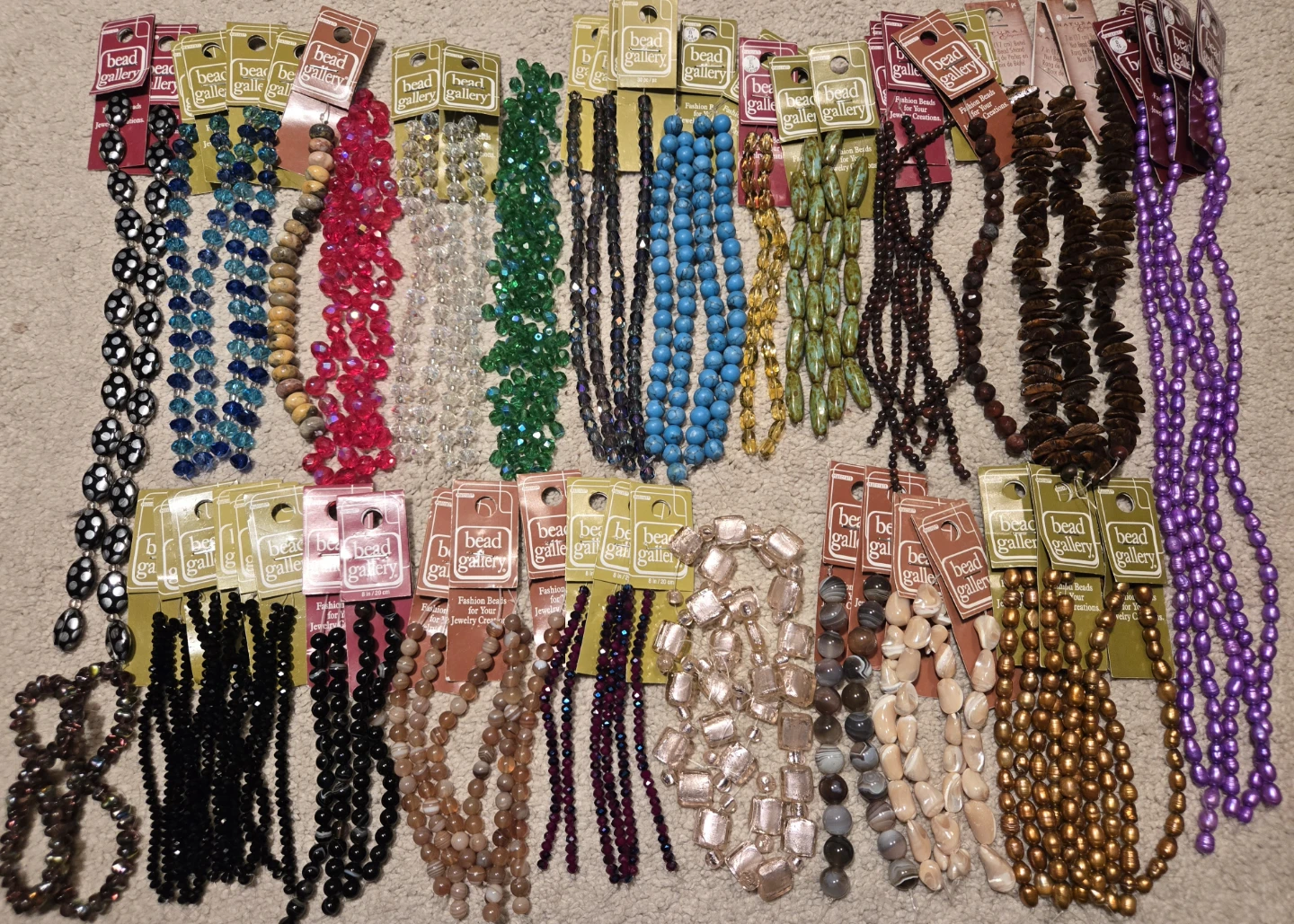 Lot of Assorted Bead Strands (Lot AF)