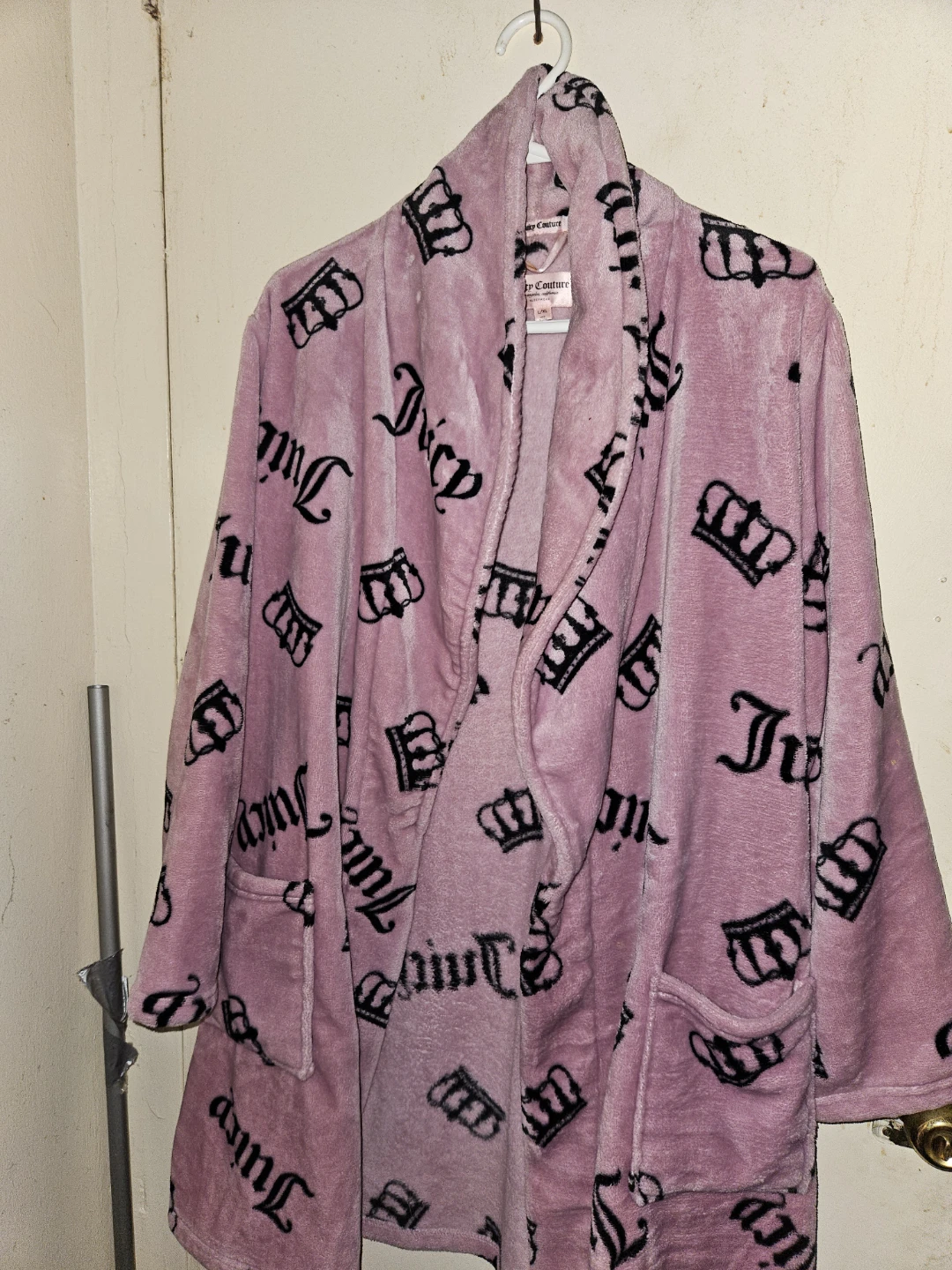Juicy Couture Pink Crown Robe L/XL