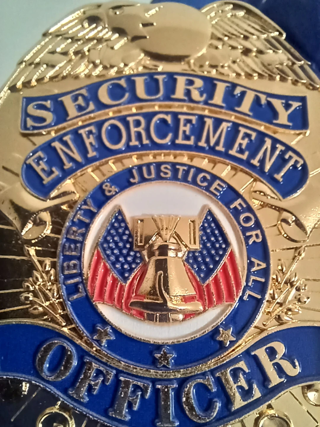 Security Enforcement Officer Badge – New, Gold-Tone - photo 3