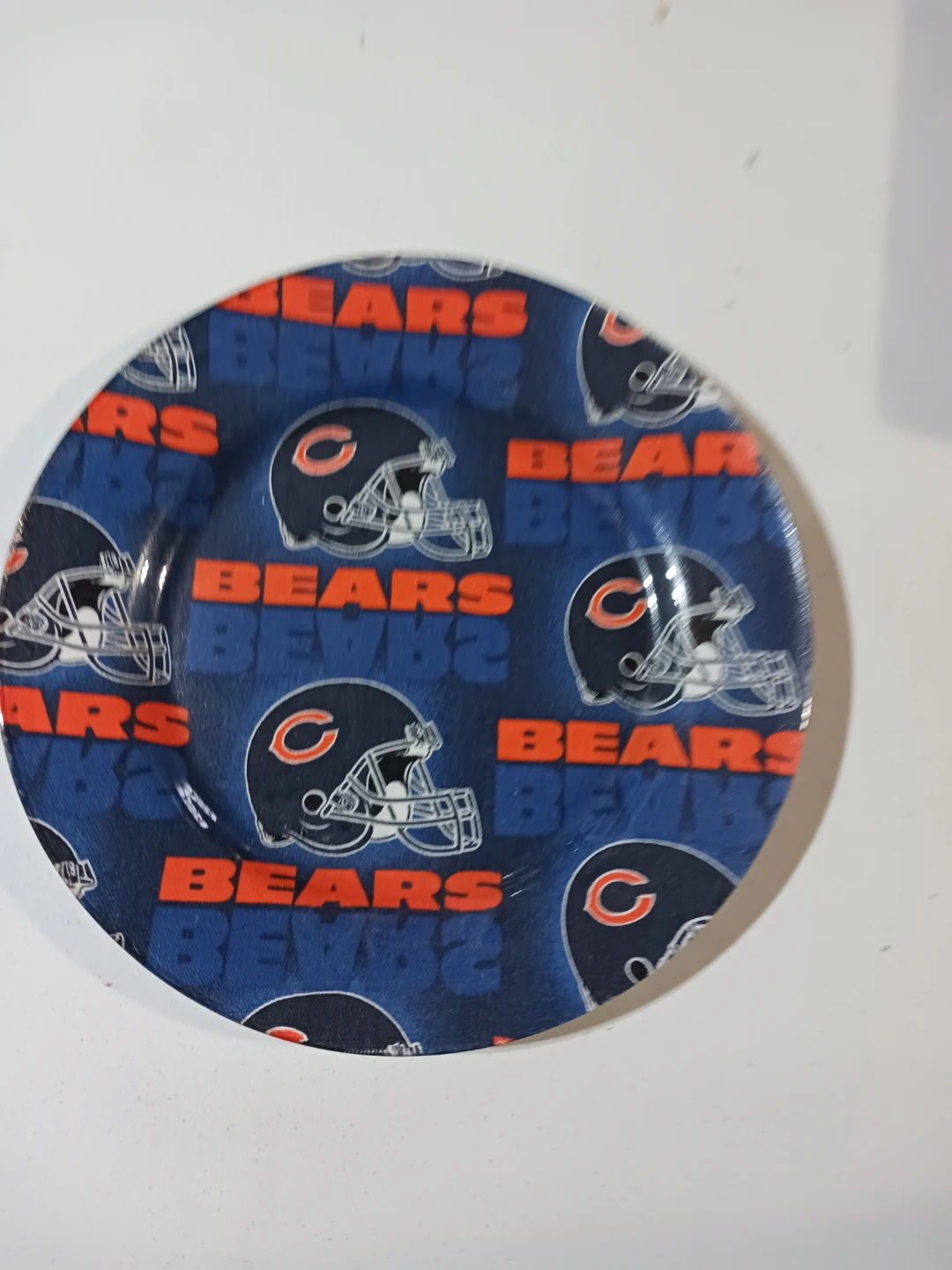 Chicago Bears Football Helmet Plate