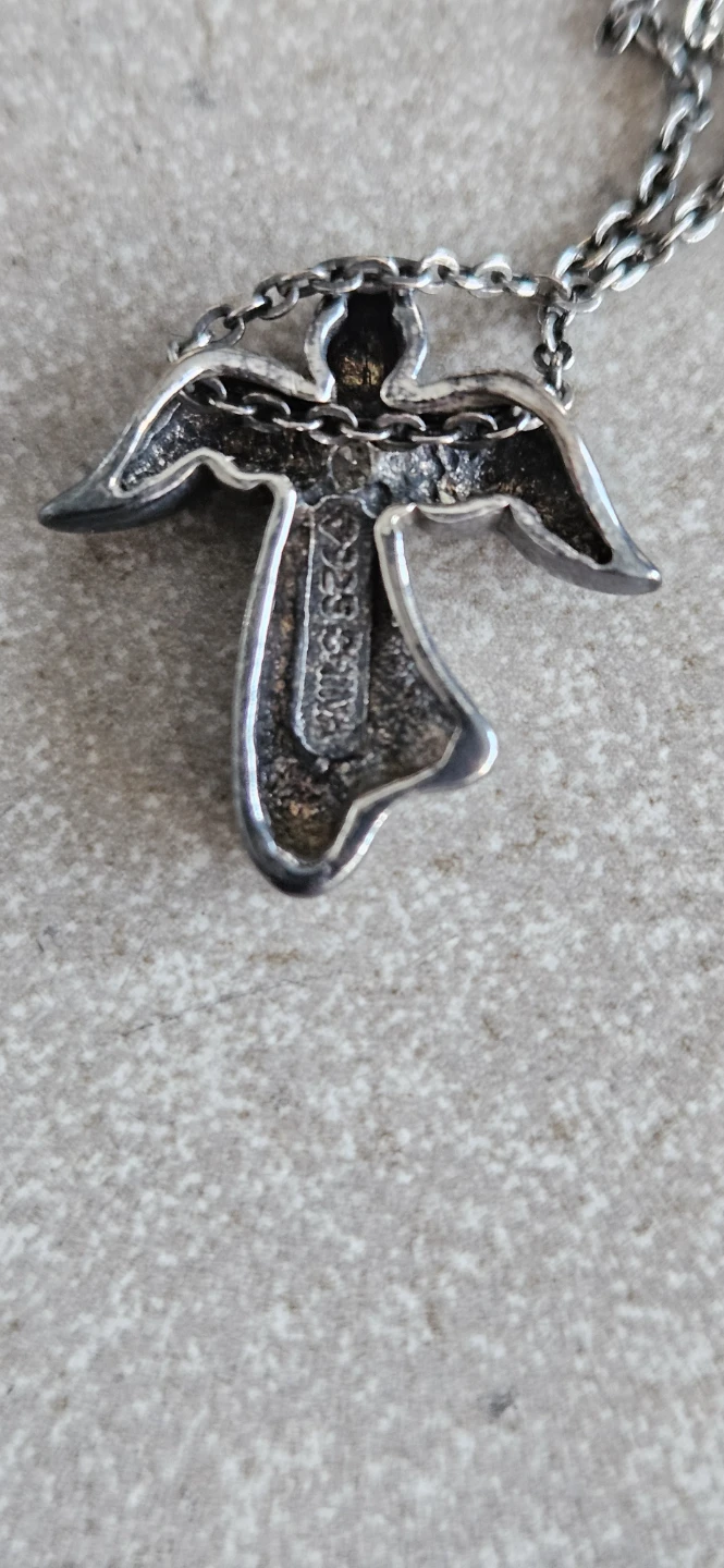 Silver angel necklace - photo 3