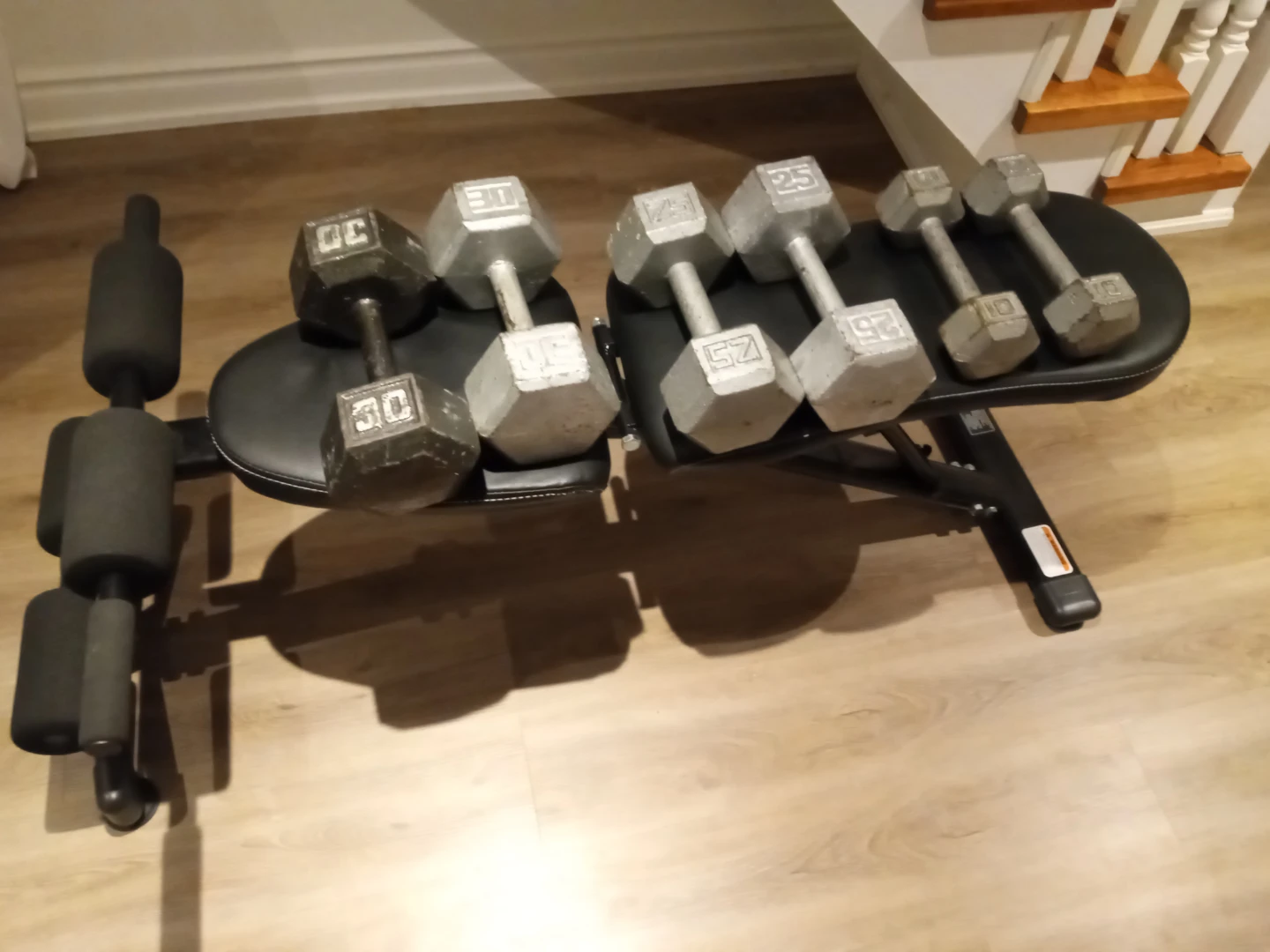 Marcy Weight Bench with Dumbbells - photo 5
