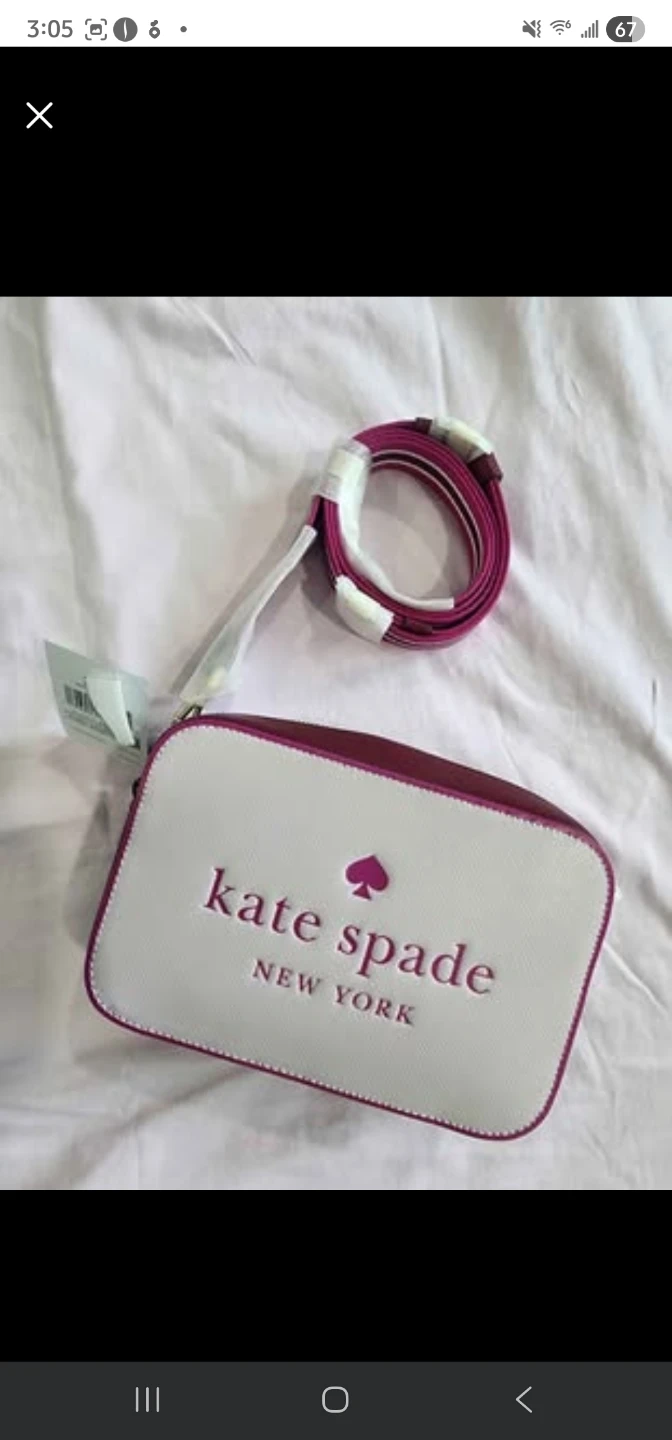 Kate Spade Mini Cam Bag Colorblock Lilac Multi KH756