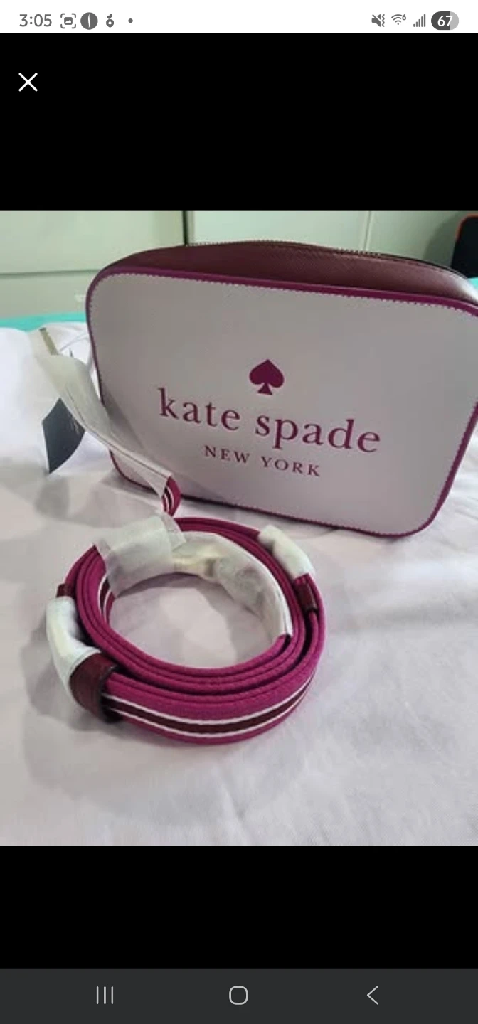 Kate Spade Mini Cam Bag Colorblock Lilac Multi KH756 - photo 2