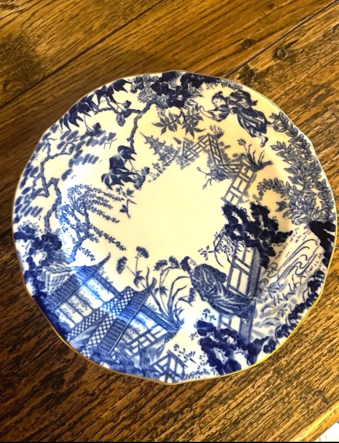 Vintage Royal Crown Derby Blue Mikado Set - photo 3