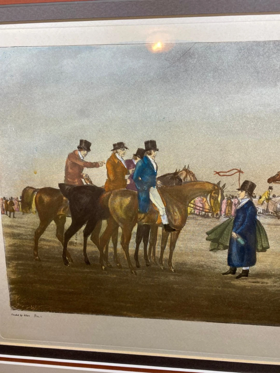 Framed Ipswich Horse Racing Print - photo 2