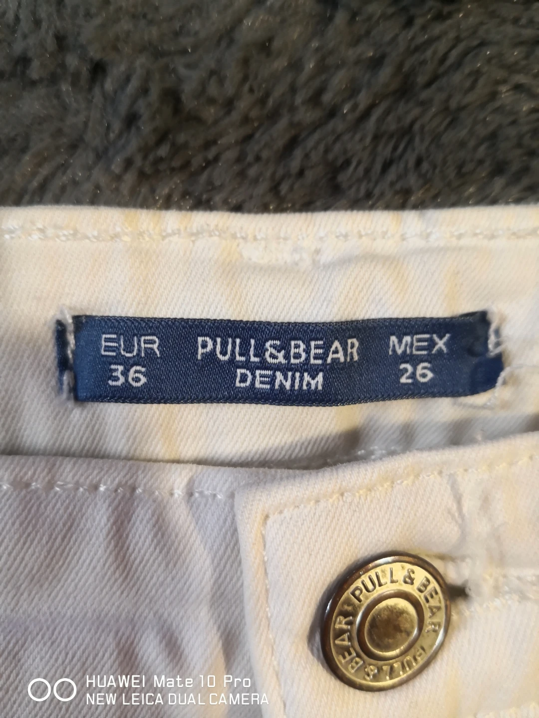 Pull&Bear Denim Jeans, White, EUR 36