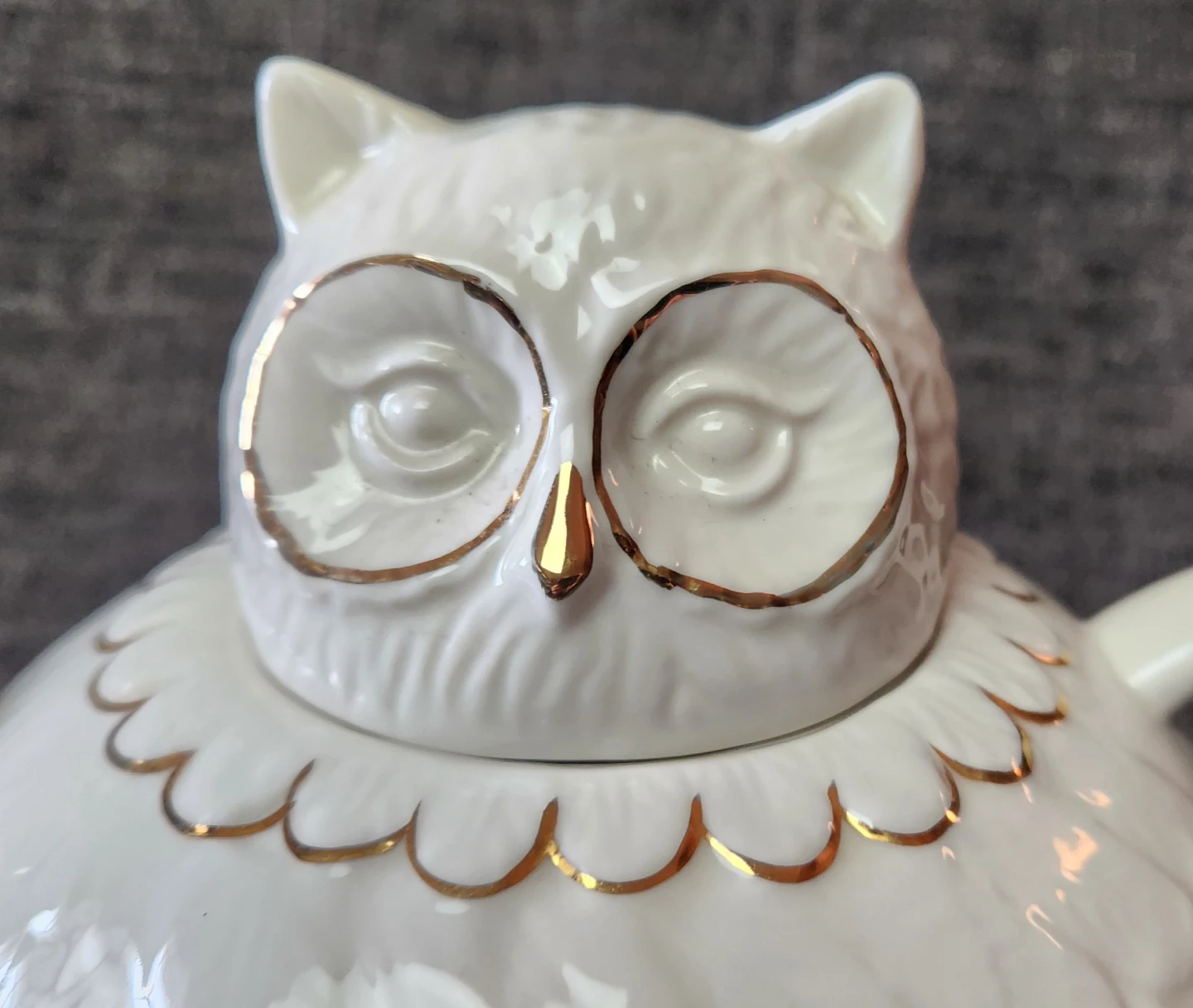 Anthropologie Wild Masquerade Owl Teapot - photo 3