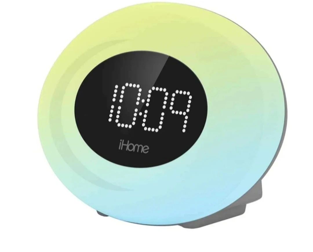 iHome Color Changing Alarm Clock with Wireless Charging