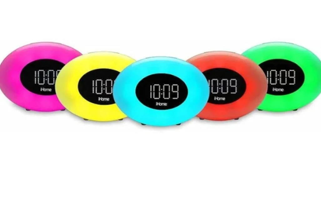 iHome Color Changing Alarm Clock with Wireless Charging - photo 3