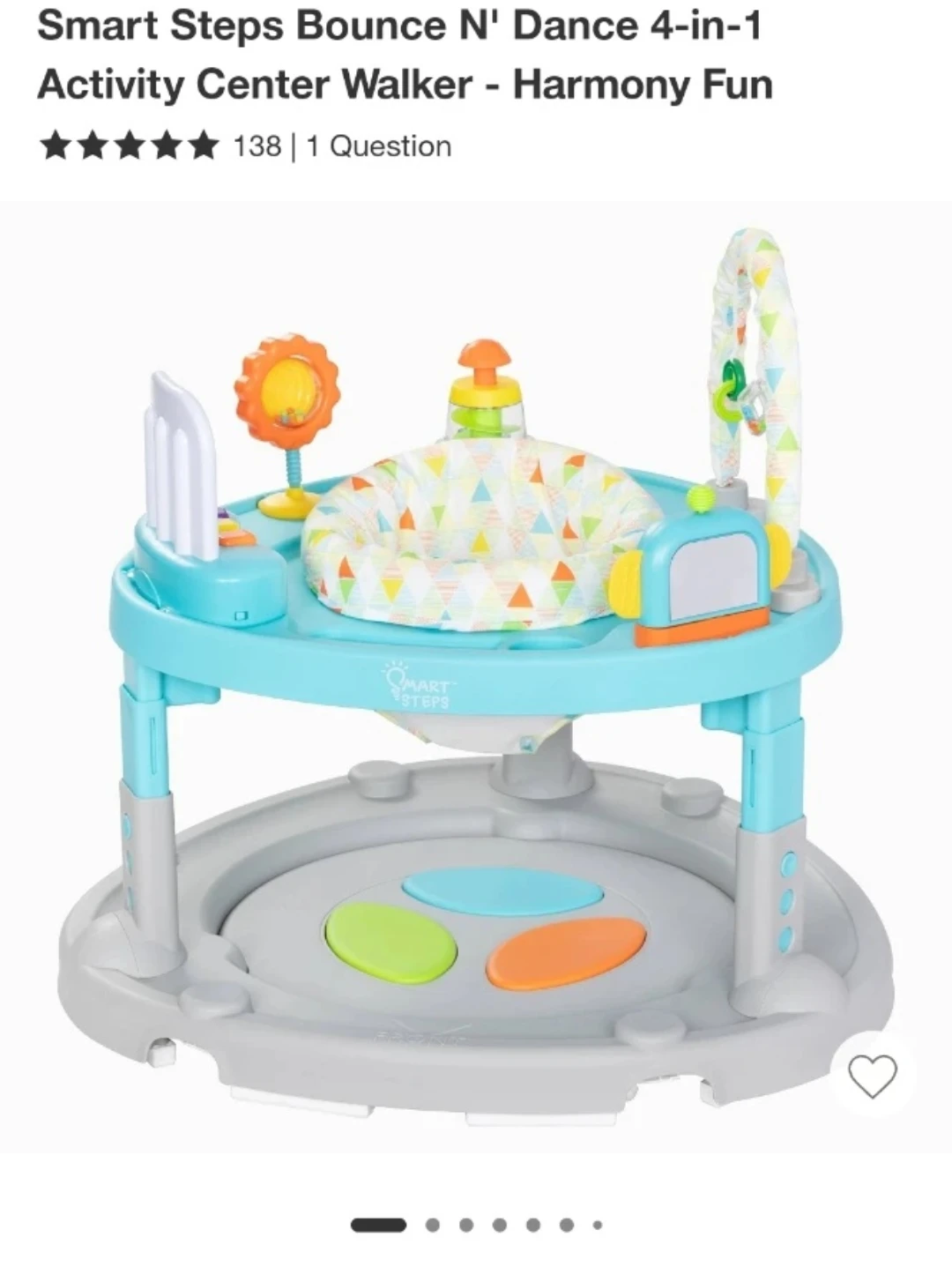 Baby Trend 4-in-1 Activity Center Walker