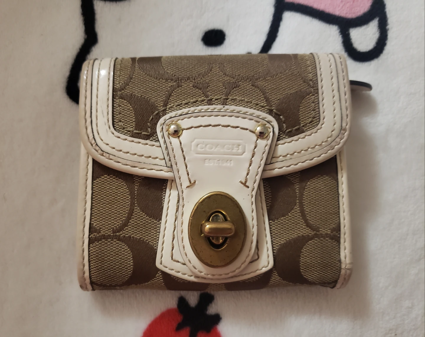 Coach Signature Canvas Wallet