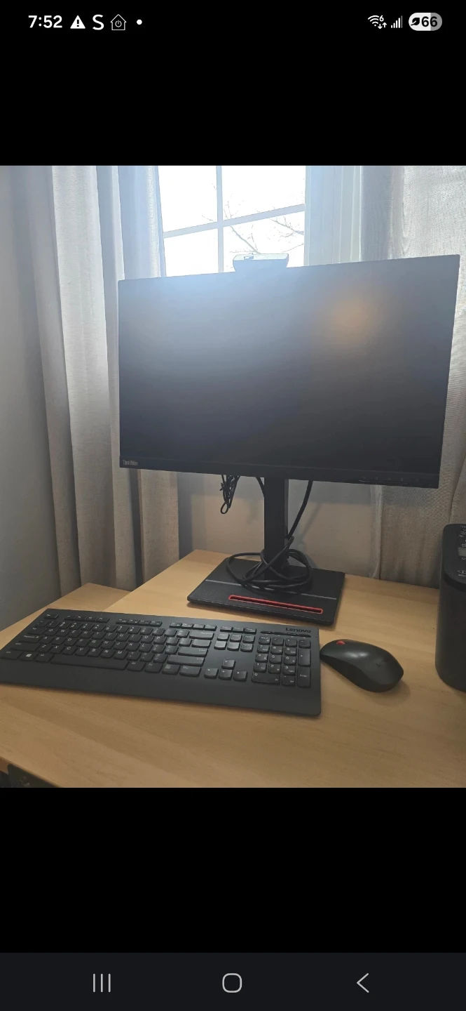 Lenovo ThinkVision Monitor & Keyboard/Mouse Combo