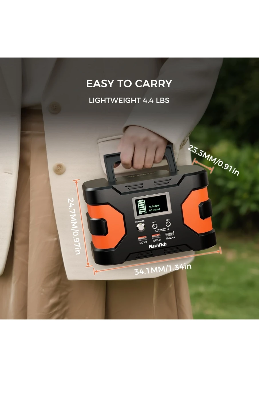 FlashFish EA150 Portable Solar Generator - photo 2