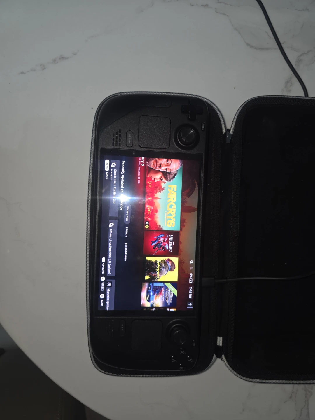 Valve Steam Deck 512GB  With Case and Charger - photo 2