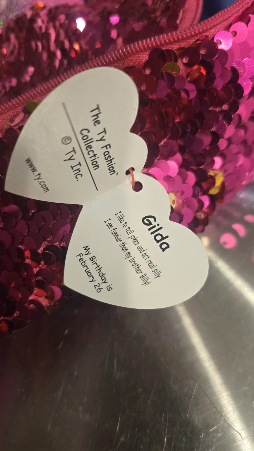 TY beanies Gilda Sequin Backpack - Pink Flamingo - photo 5